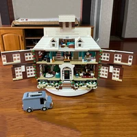 classic house model moc modular home building blocks bricks action figures educational kids children christmas gifts toys