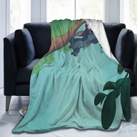 ultra soft sofa blanket cover blanket cartoon cartoon bedding flannel plied sofa bedroom decor for children and adults