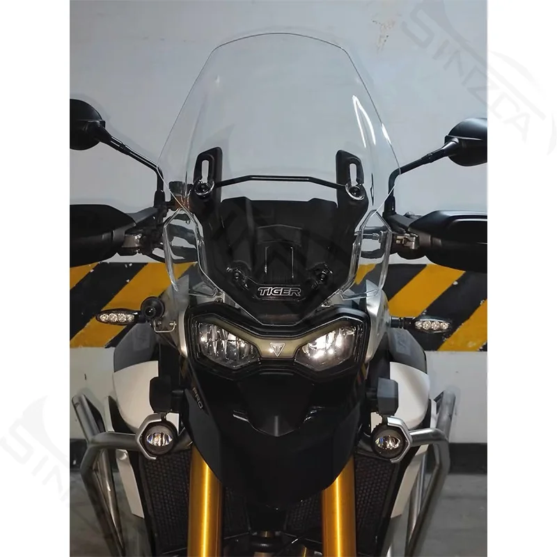 

Для Triumph Tiger 850 900 2020-2025 мотоциклетное туристическое лобовое стекло ветровые дефлекторы прозрачные 2021 2022 2023 2024