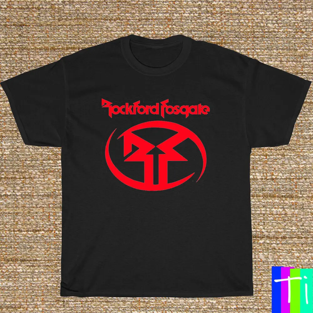 

New Rockford Fosgate Logo Black/White/Grey/Navy T-Shirt S-3Xl