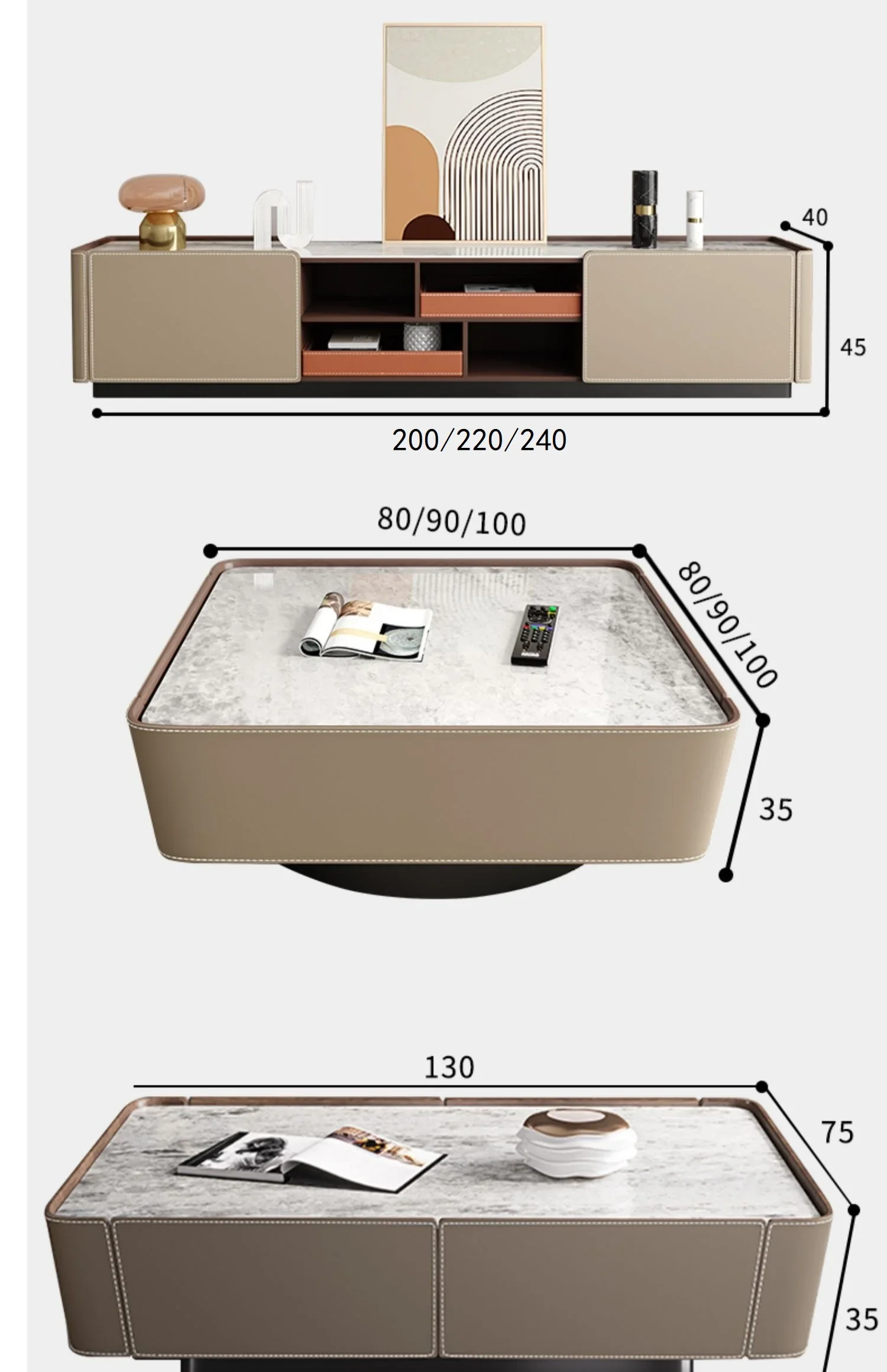Тумба под телевизор X30 Luxury Storage Premium: стильная, уникальная, гламурная мебель для гостиной (art.: 3920db3980c01) - 3920db3980c01