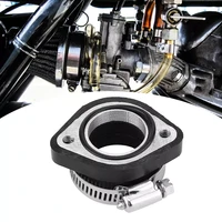 rubber motorcycle carburetor adapter inlet intake pipe dirt manifold joint boot fit for vm24 mikuni keihin oko koso 28mm 30mm