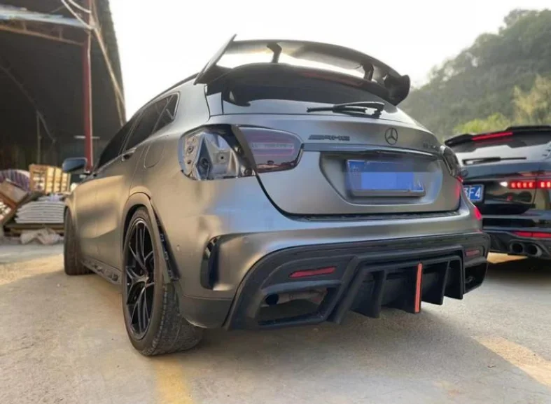 Задний бампер из углеродного волокна для X156 Mercedes-Benz GLA45 AMG 2015-2019