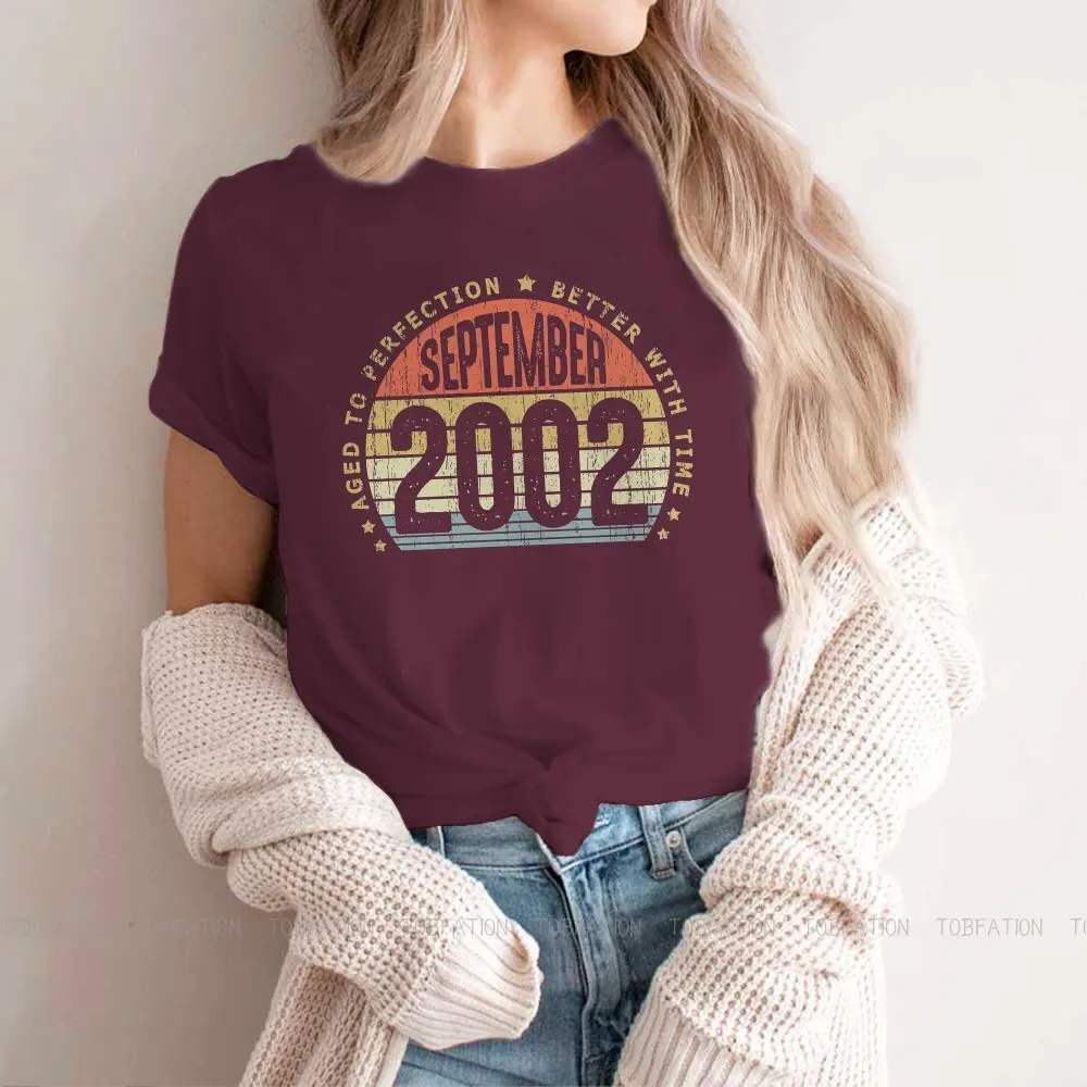 

Винтажная дизайнерская футболка для отдыха, модель 2002 года, 2022 года, уличная одежда с принтом 20 лет, Размер 5XL, футболка с коротким рукавом, одежда в подарок