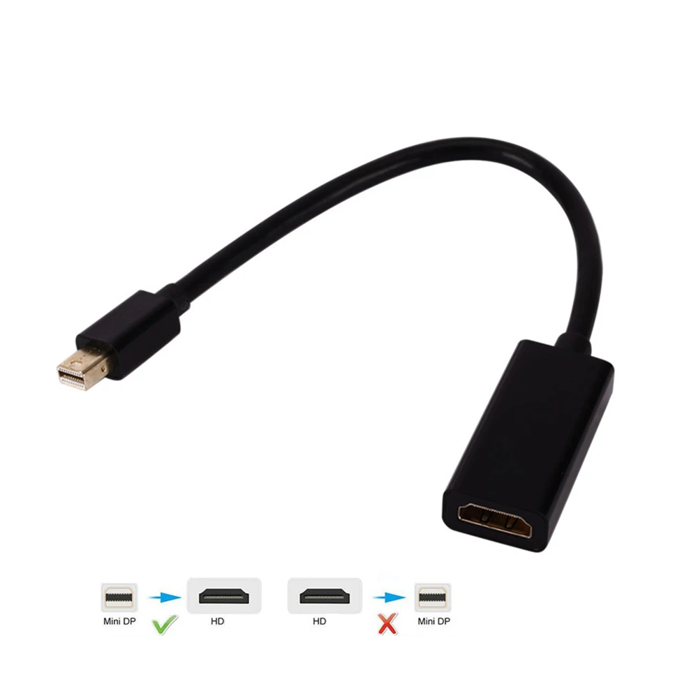 Кабель Mini DP к HDMI-совместимый для ТВ проектора 1080P порт дисплея HDMI-совместимым