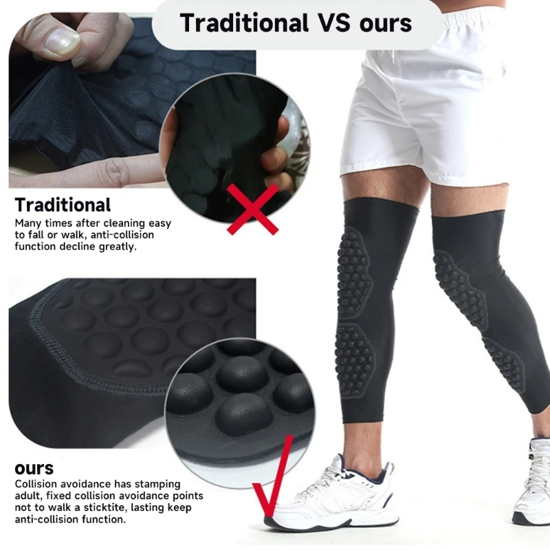 

Soccer Knee Brace Pads Elbow Pads for Adults, Protective Soccer Gear Equipment with Lower Leg Guards Pad for Boys Girls