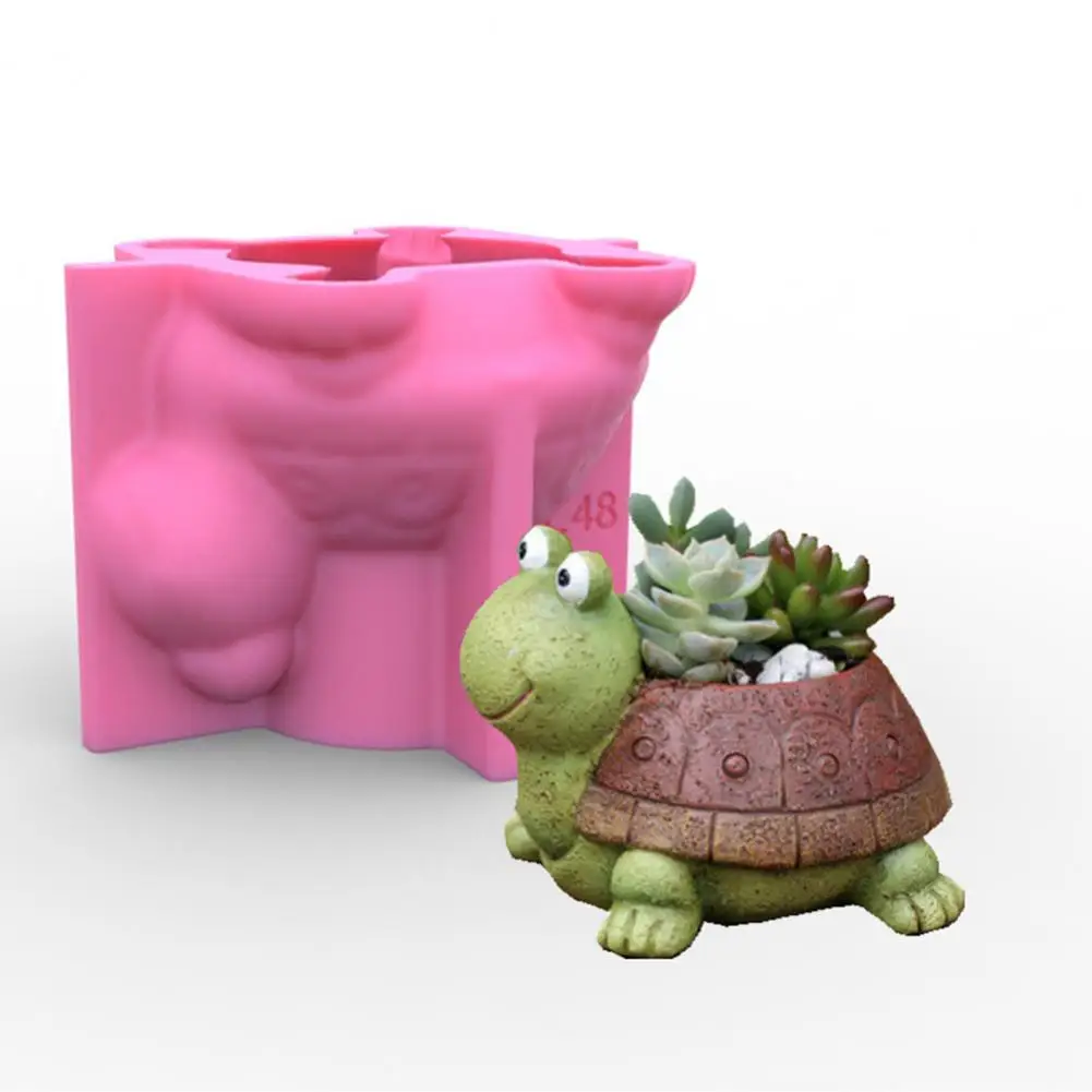 

Planting Flexible Little Turtle Planter Soap Silicone Mold Home Supply