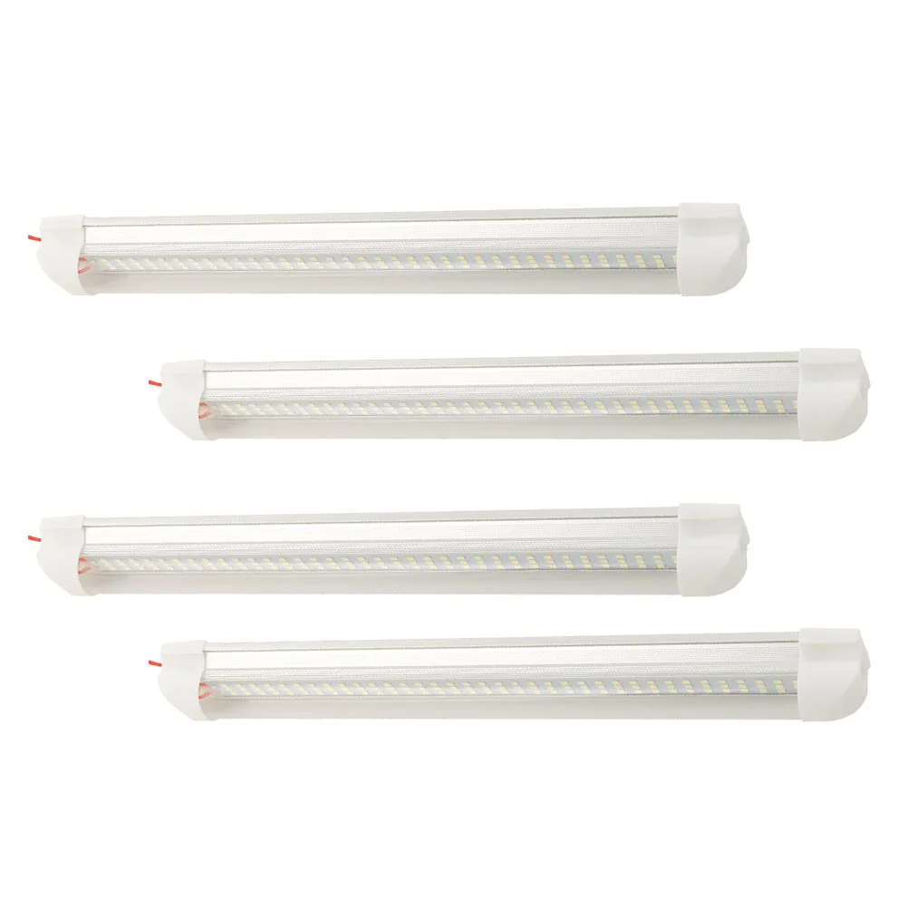 

4Pcs Car LED Light Bar Car Reading Light Bar LED White Strip Light Car Interior Light Strip White Strip Light for Car
