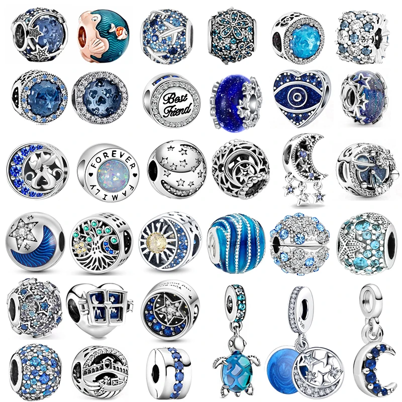 Бусина-Шарм краб из серебра 925 пробы с цирконом