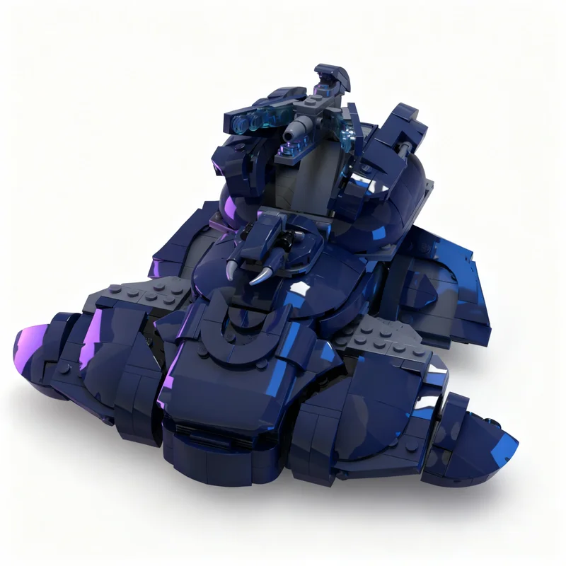 Фото 813 деталей MOC T26 Zurdo Pattern Wraith Mortar Tank Halo Space — Конструктор, креативный подарок, DIY-декор для взрослых, премиум-класс №2