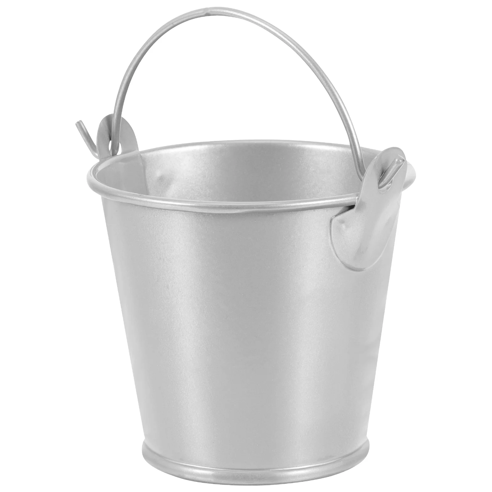 

Small Bucket Planter Ornament Gardening Flower Pot Planters Outdoor Mini Metal Vases Buckets Handles Arrangement Bonsai Pots