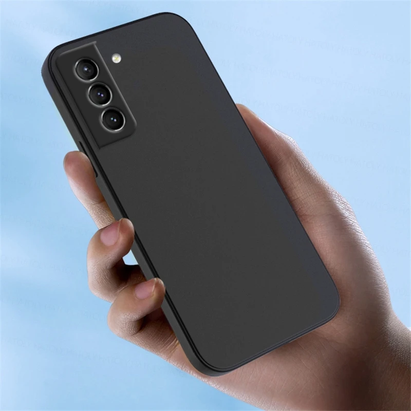 

For Samsung Galaxy S21 FE Case Samsung Galaxy S21 FE Cover Shockproof Liquid Silicon Soft TPU Phone Back Case For Samsung S21 FE