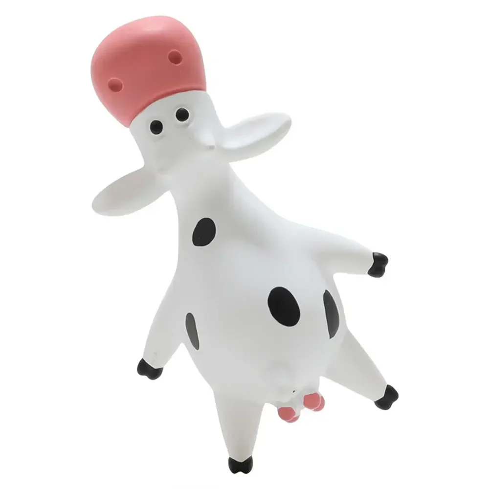 Наклейки на холодильник с изображением коровы лежащих желудках милые 3D