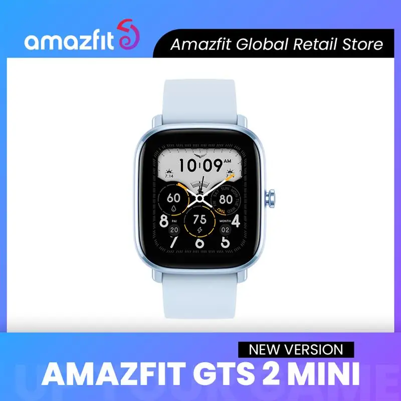 

Top New Product 2022 Amazfit GTS 2 mini New Version Smartwatch Sleep Monitoring 68+Sports Modes Smart Watch For Android For iOS