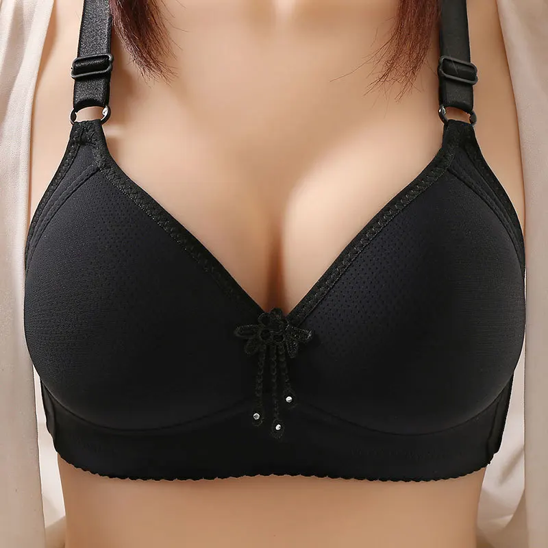 

Seamless 36-46 B C Bras for Women Wire Free Underwear Brassiere Sexy Lingerie Bralette Gather Bra Plus Size Female Intimate