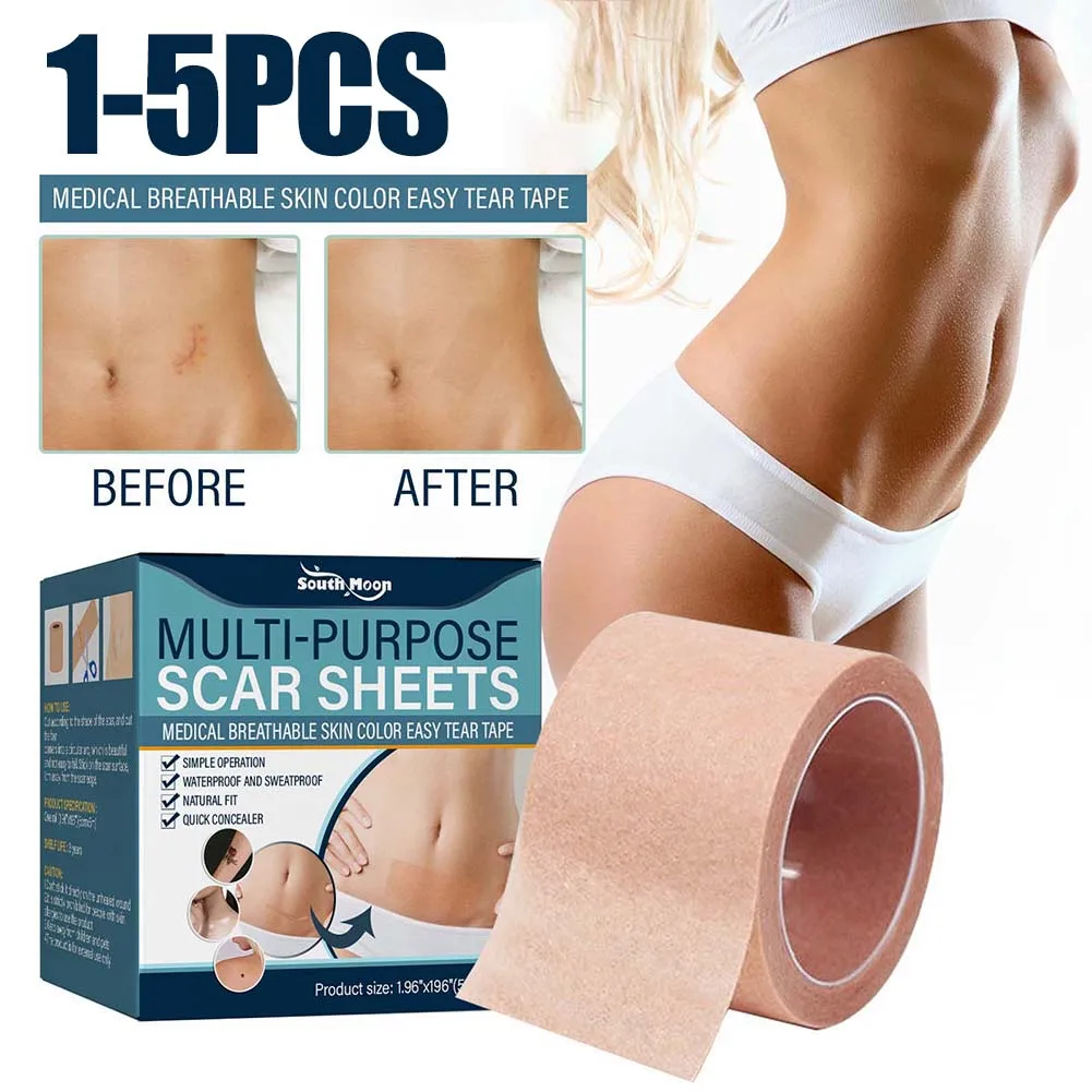 

5-1pcs Skin Color Tone Concealer Tattoo Stickers Practical Tattoo Flaw Conceal Tape Waterproof Cover Scar Flaw Concealing Tape