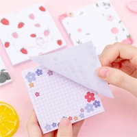 kawaii memo pad student sticky flower message notes notepad student kawaii loose leaf diary class notes school stationery