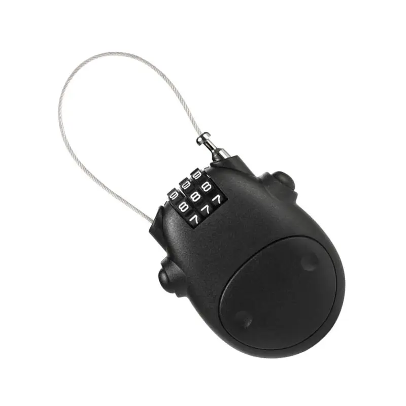 

Retractable Cable Lock Safety Number Lock Luggage Lock Bicycle Lock Helmet Lock For Motorbike Scooter