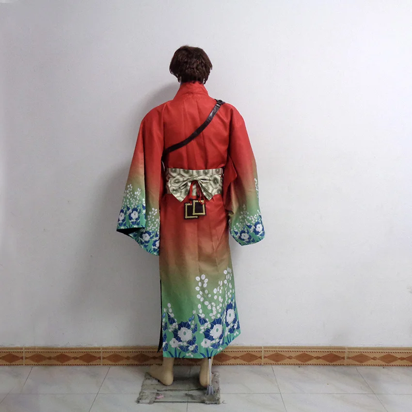 Красное кимоно DMMD Dramatical Murder Koujaku Рождественская униформа для Хэллоуина костюм