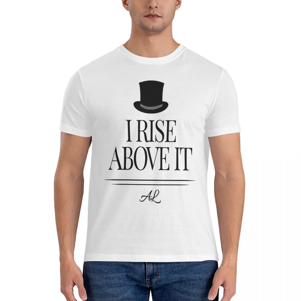 

Men T Shirt I Rise Above It Anne Lister Fashion T-Shirt Gentleman Jack topcoat pride rainbow Summer Tee Shirt 4XL 5XL Top Tees