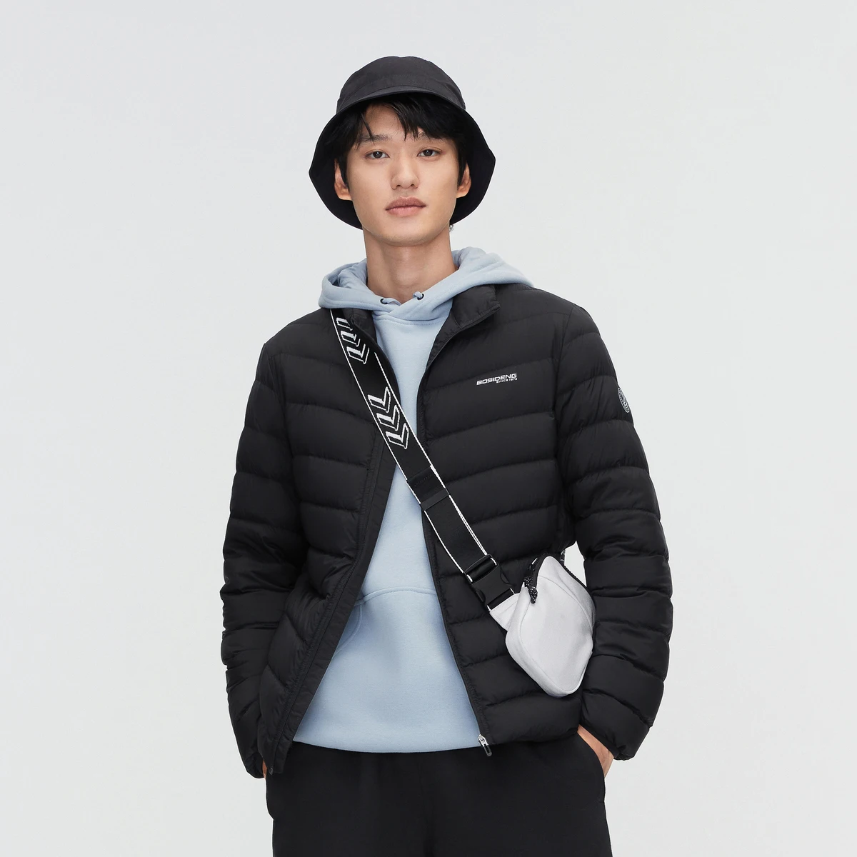Мужской непромокаемый пуховой пуховик BOSIDENG 90% гусиный пух 700 FP B30131031