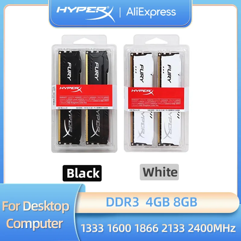DDR3 8 ГБ (2x4 ГБ) 16 (2x8 Kit RAM 1866 МГц 1600 1333 для настольных ПК 240 контактов 1 5 В DIMM PC3-10600 12800