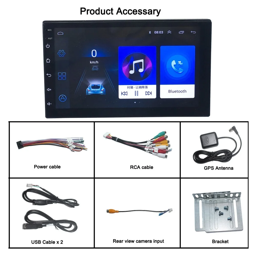 2 din Android Car Radio 7 9 10″ car stereo radio GPS WIFI Bluetooth CarPlay For Toyota Volkswagen Hyundai Kia Nissan Honda Lada |