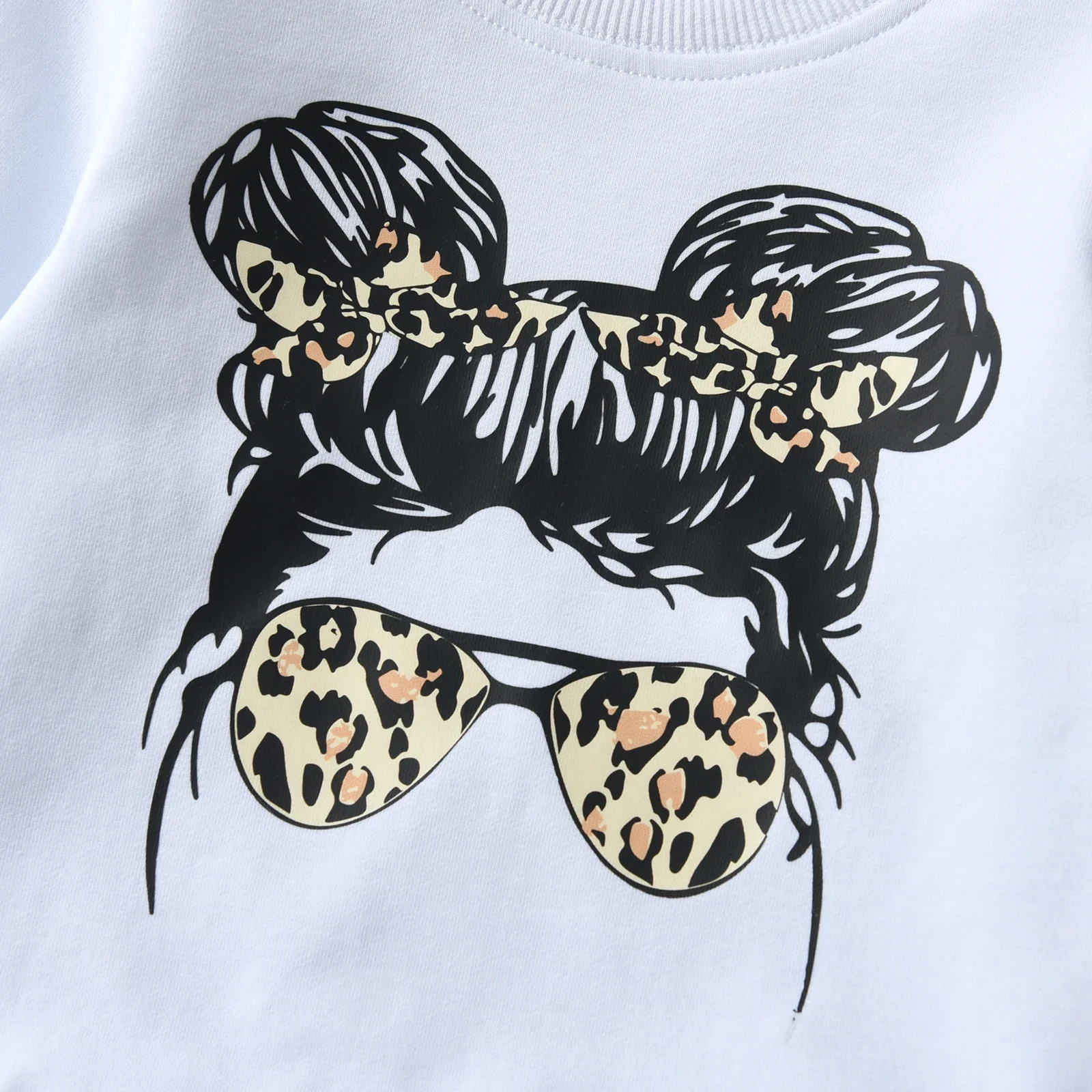 Комплект детской весенне-осенней одежды для девочек верх с длинным рукавом и