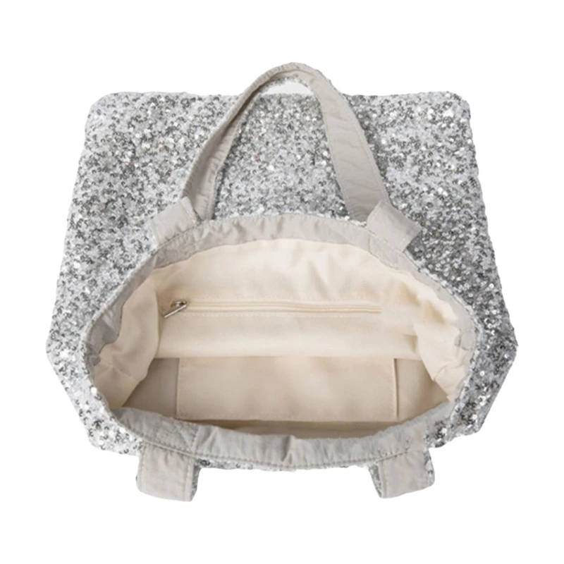 Универсальная женская сумка подмышками. Простая сумка. Дорожная Блестящая