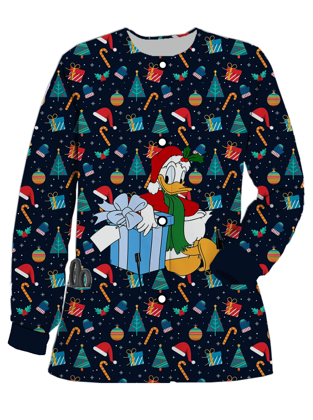 

Женская однобортная куртка с длинным рукавом, с карманами