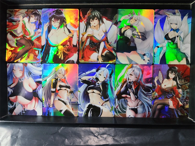 10 шт./компл. восьмая партия сделай сам аниме карты с принтом коготь Лейн Acg красота