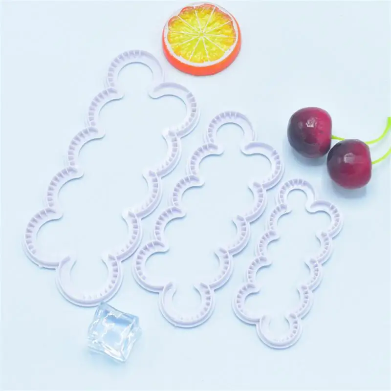 

3pcs Sugar Mold Printing Decoration Mold Carnation Diy Cake Baking Mold Kitchen Gadgets DIY Craft High Quality Cutting Mold