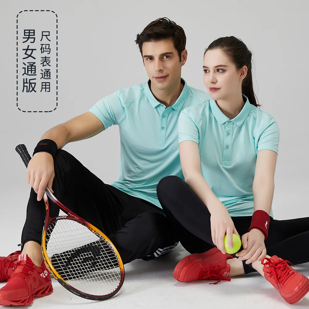 Men's Women's Shirts Polyamide Ice Feeling Workout Clothes Dry T-shirt Loose Running Absorption Perspiration Short Sleeve