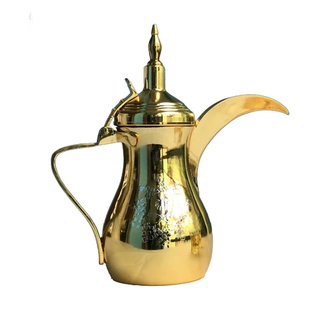 Латунный арабский даллах чайник для кофе отличное качество ручная работа Необычные Декоративные Классические Традиционные Кухонные и настольные