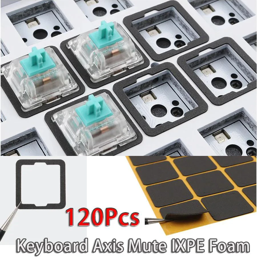

Poron PE EVA Pad For Hot Swappable Mechanical Keyboard Switch Reduce Noise Kits Mute Keyboard Poron Foam Pads