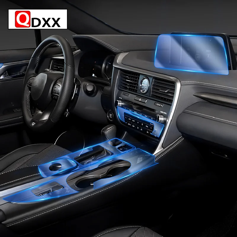 For Lexus RX300 350 450h 2016-2020Car Interior Center console Transparent TPU Protective film Anti-scratc Repair film Accessorie