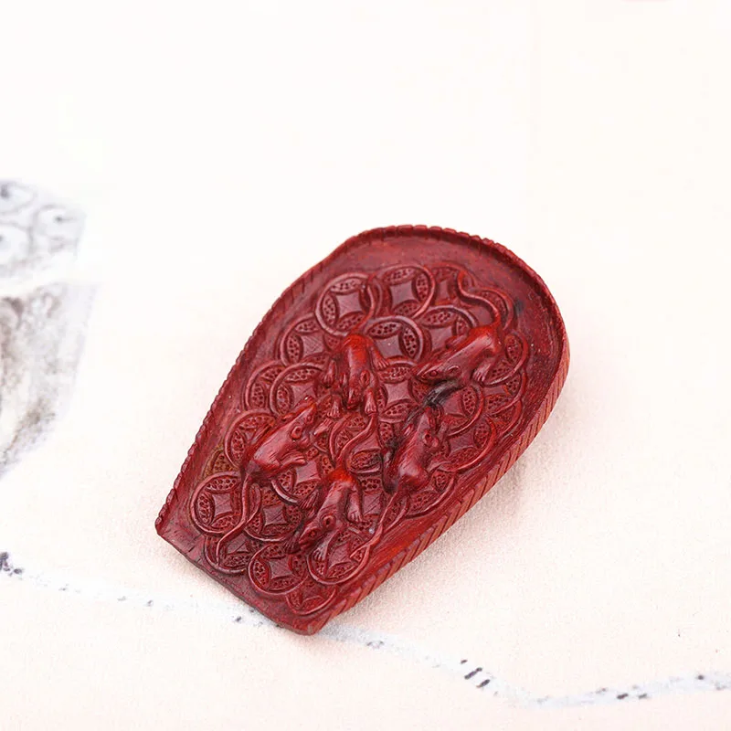 7 см лобулярная скульптура из палисандра богатая подвеска в виде животного