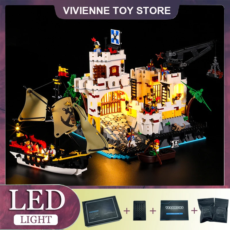 Фотообои для рукоделия набор LEGO 10320 Пиратская крепость (только фото без модели