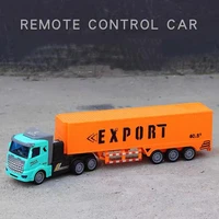 rc truck 148 scale remote control semi trailer heavy duty vehicle transporter container car radio controlled toy for boys gifts