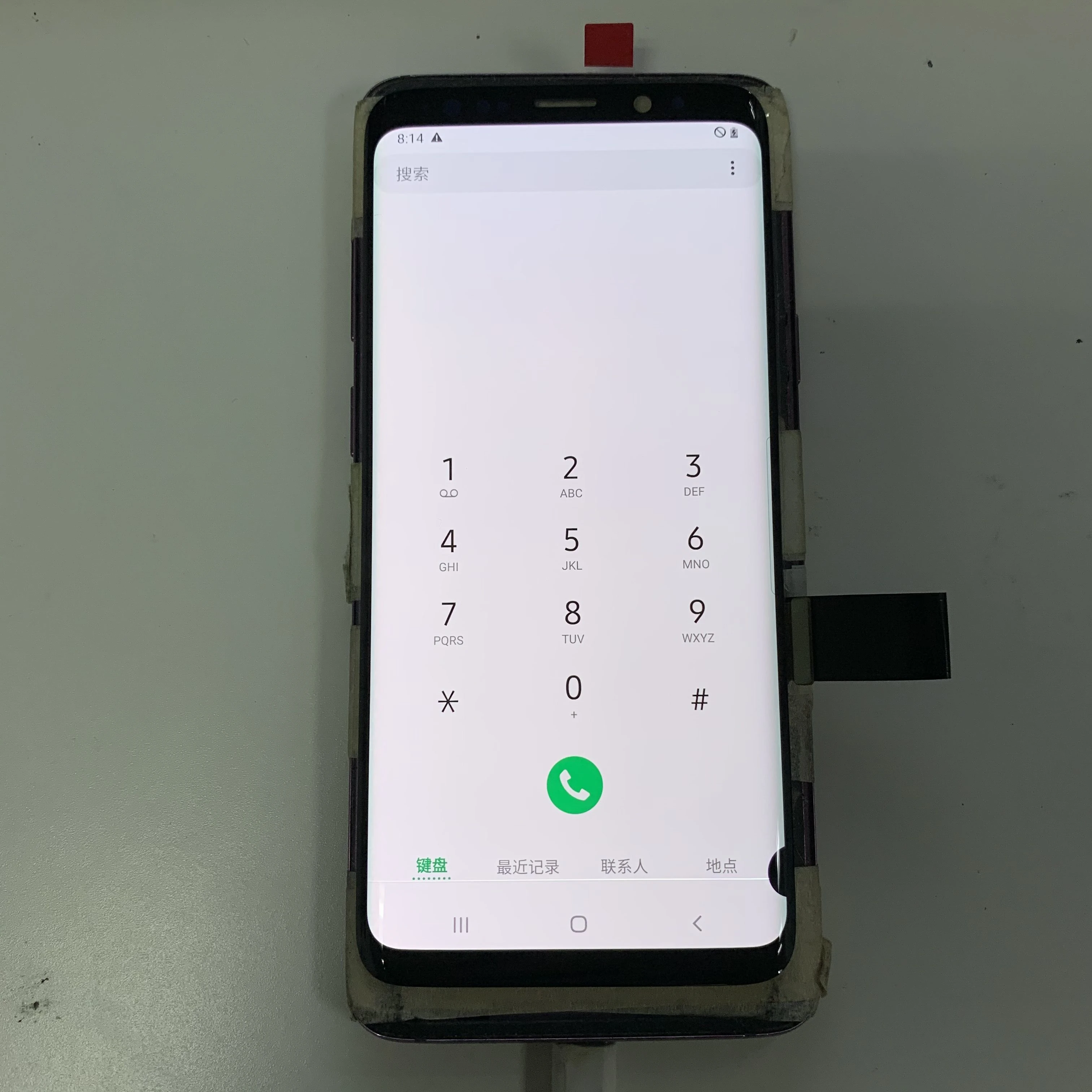 Оригинальный дефект Линия точки Ожог для Samsung Galaxy S9 ЖК-дисплей Сенсорный экран Дигитайзер G960F G960U G960W Без рамки.