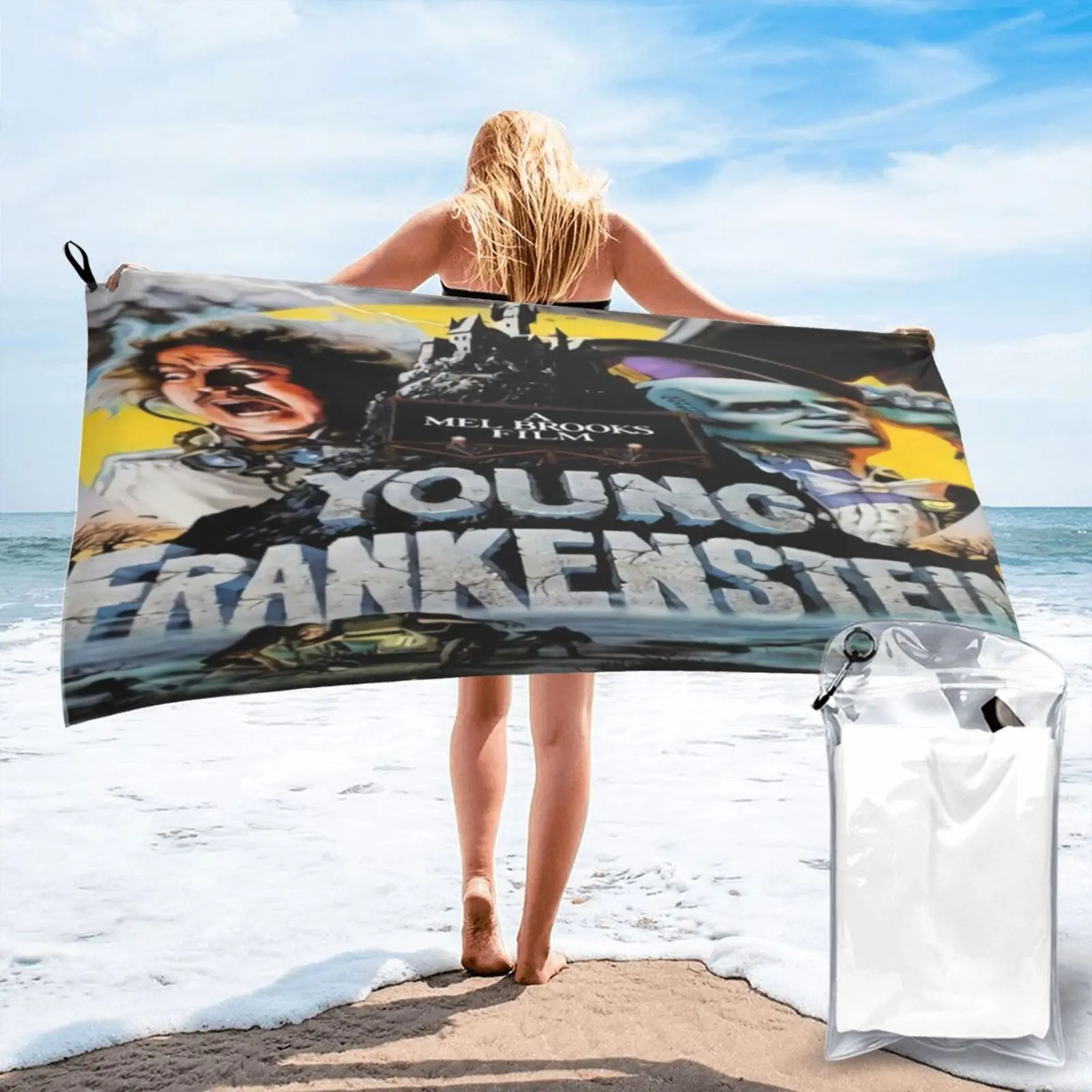 

Young Frankenstein Bluray Dvd Cover All Towel Terry Towels Beach Towel Beach Towel Face Towel Beachwear Towel For Kitchen Bath