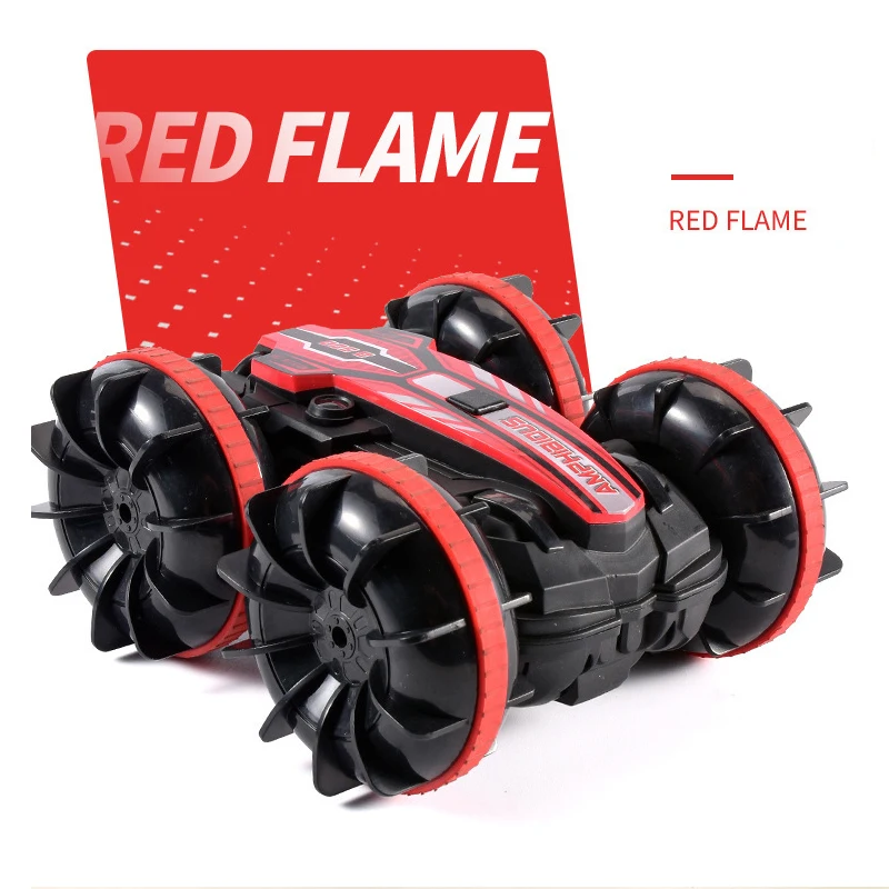 

2022 New RC Car High-tech 2.4G Amphibious Stunt Double-sided Tumbling Driving Children's Electric Remote Control Car Toy for Boy