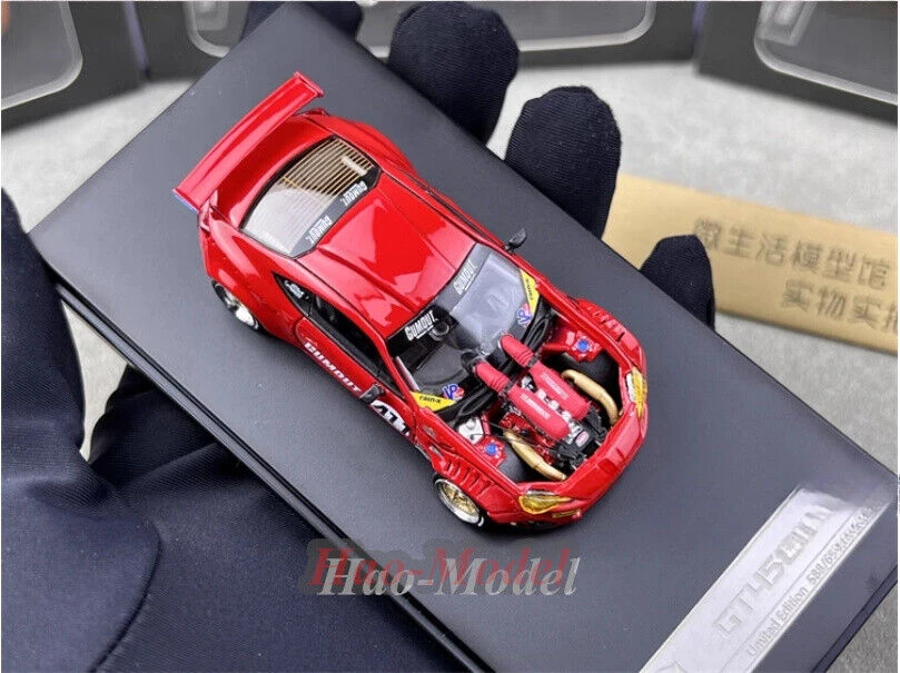 DCM 1:64 для Toyota 86 + Ferrari 4586GT модифицированная модель автомобиля из сплава литая под
