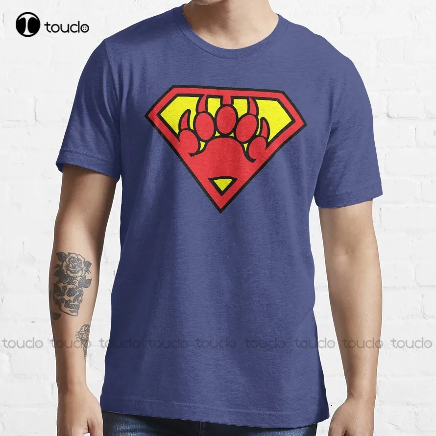 

Super Bear New T-Shirt Christmas Gift Digital Printing Tee Shirts Xs-5Xl Fashion Tshirt Summer Streetwear Unisex