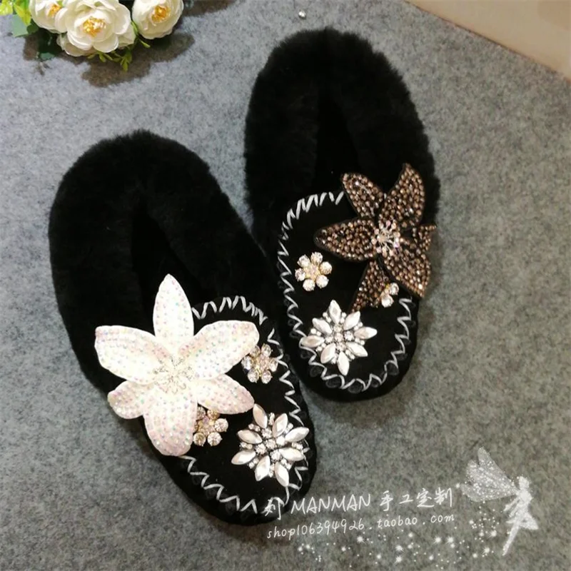 

Женские сапоги из лисьего меха, зимние классические сапоги из кашемира, Размеры 35-40