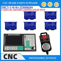 5 axis cnc kit smc5 5 n n motion control system 2dm860h stepper motor driver cnc controller nema34 motor control system