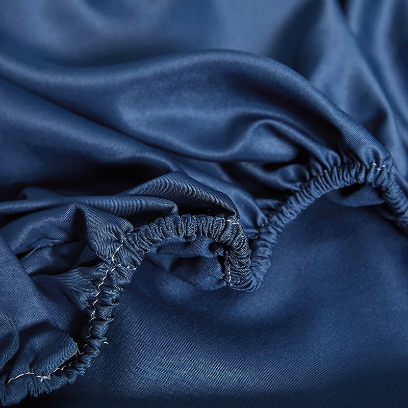 Гладкая атласная вискозная натяжная простыня WOSTAR наматрасники летние покрывала