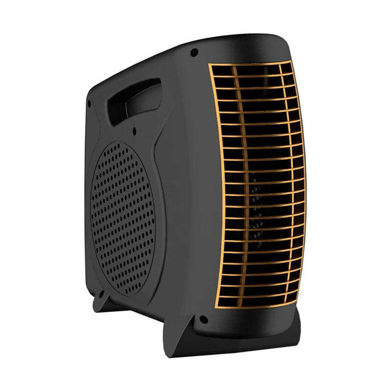 

Electric Heater 220V 600W 50Hz Mini Home Office Desktop Warm Air Heater Warmer Fan Fast Heat Thermostat Black EU Plug