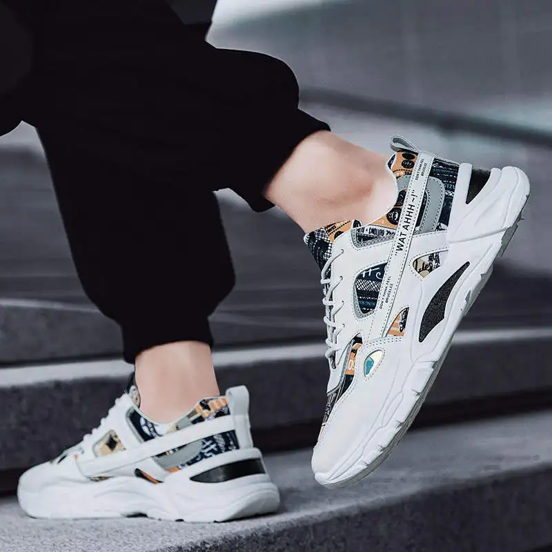 

Wearable Men's Running Sport Shoes Durable Outsole Men Sports Shoes Scarpes Brand Sneakers New Men's Running Sport Shoes Tennis