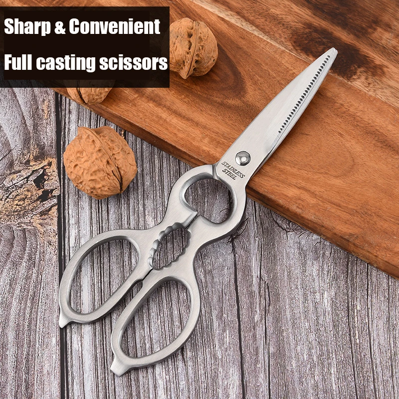 Ножи ножницы из нержавеющей стали функциональные кухонные моющиеся для орехов